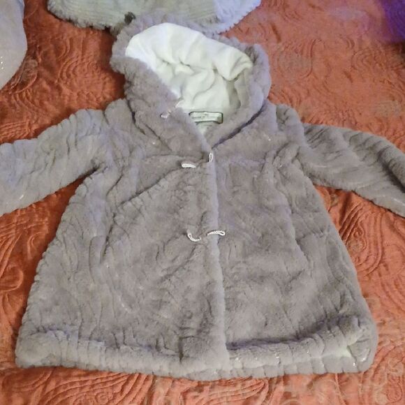 CozyFaux Fur Kids Jacket - Picture 1 of 8